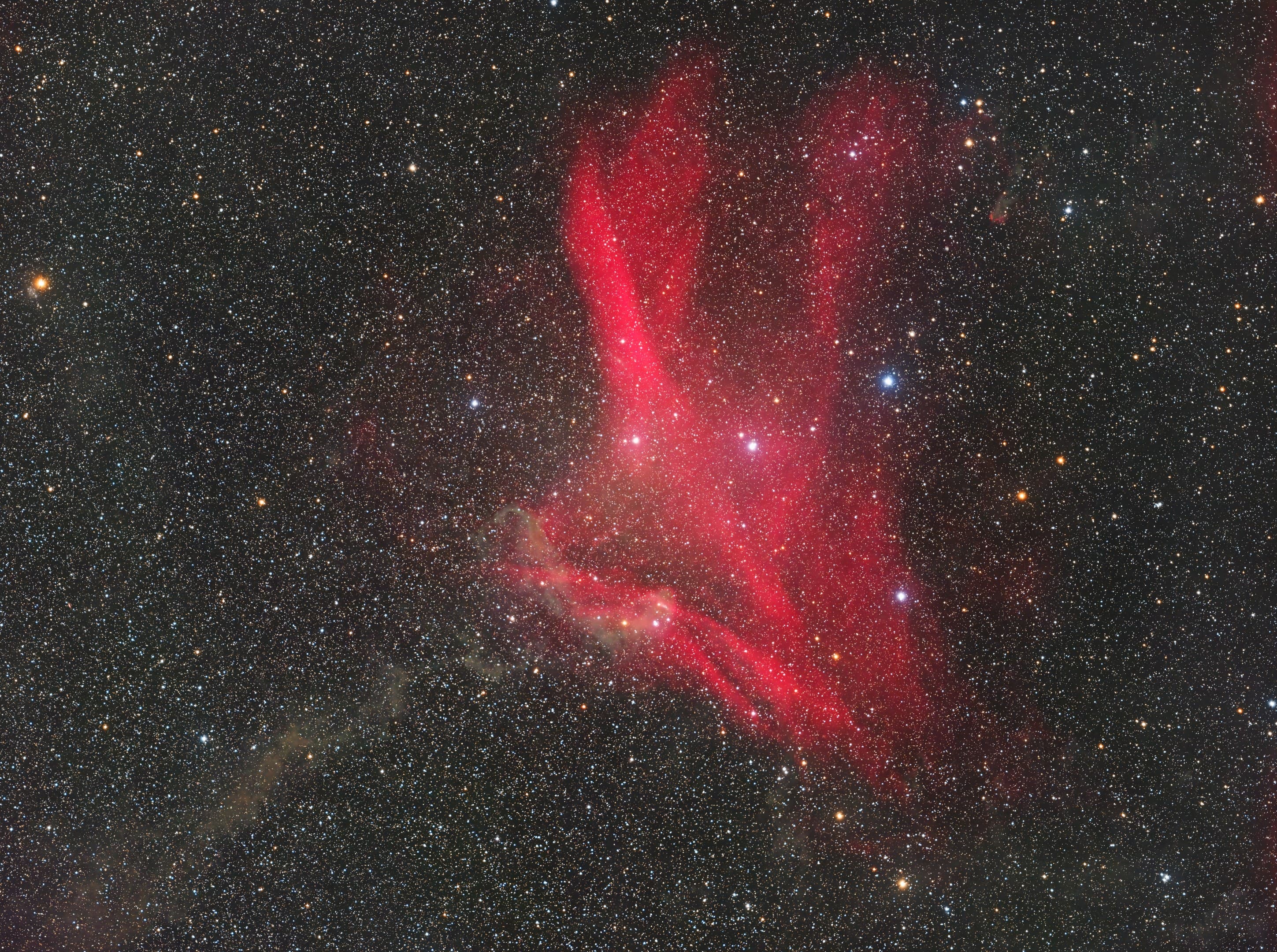 Roter Emissionsnebel